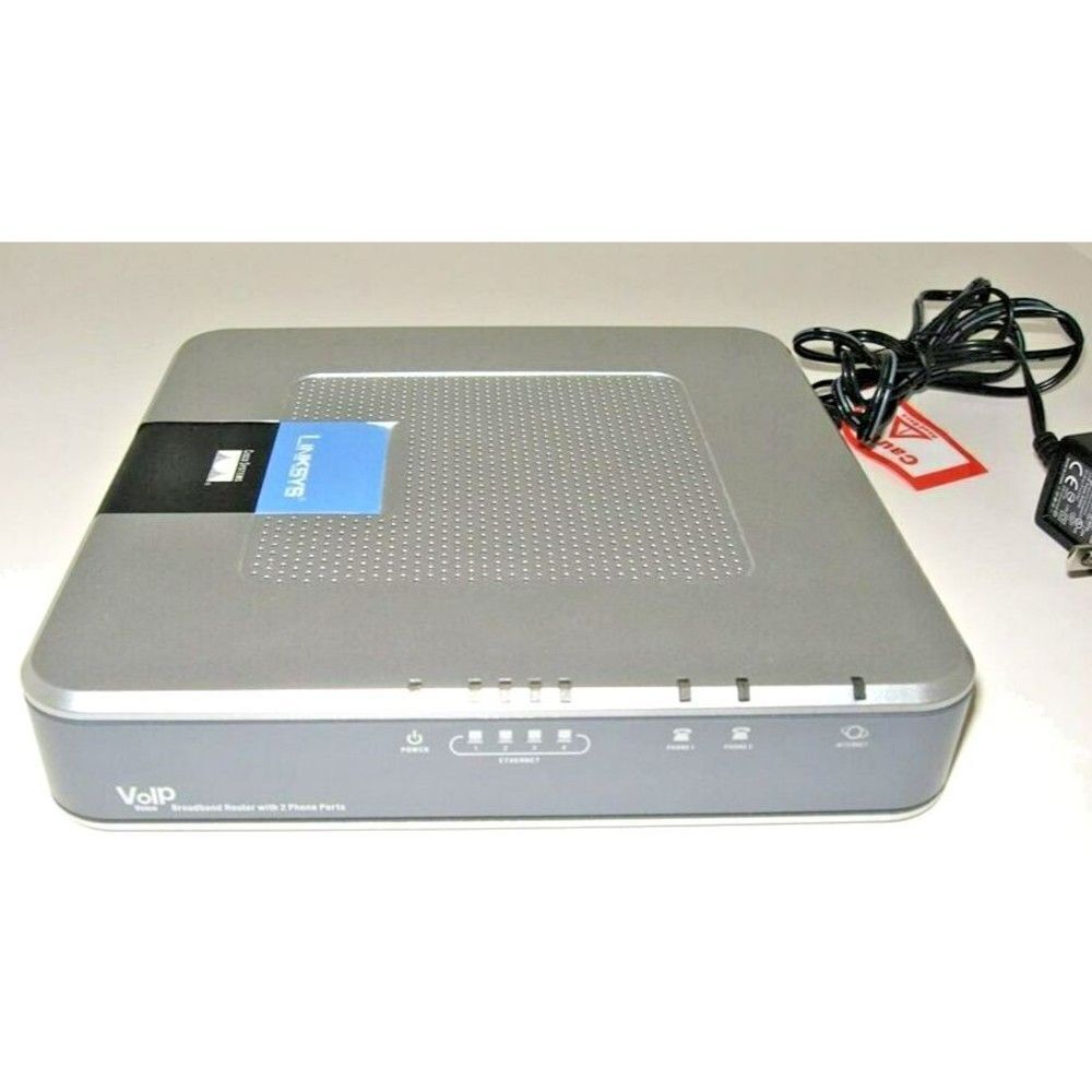 Linksys Broadband Router with 2 Phone Ports RTP300 Router 4-Port Switch Voip
